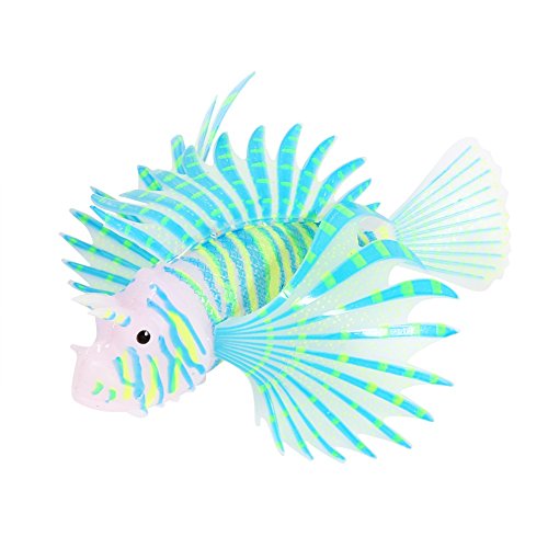 Yosoo Lionfish Aquarium Fish Ornament Blue