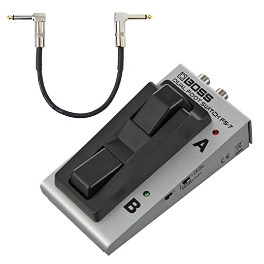 Boss FS-7 Dual Footswitch + cable de conexión keepdrum de 30 cm