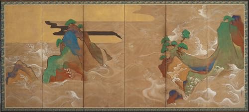 Tableau Vagues d'Edo affiche artistique pour créer une ambiance zen au bureau