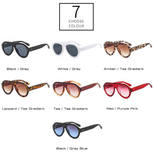 Lunettes de soleil rétro à rivets pour un été chic en terrasse