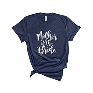 Mother-of-The-Bride-Shirt-Mother-of-The-Groom-Shirt-Unisex-T-Shirts-for-Mom-of-The-Bride-and-Groom Mother of The Bride Shirt. Mother of The Groom Shirt. Unisex T-Shirts for Mom of The Bride and Groom (Heather Navy MOTB, Large) …