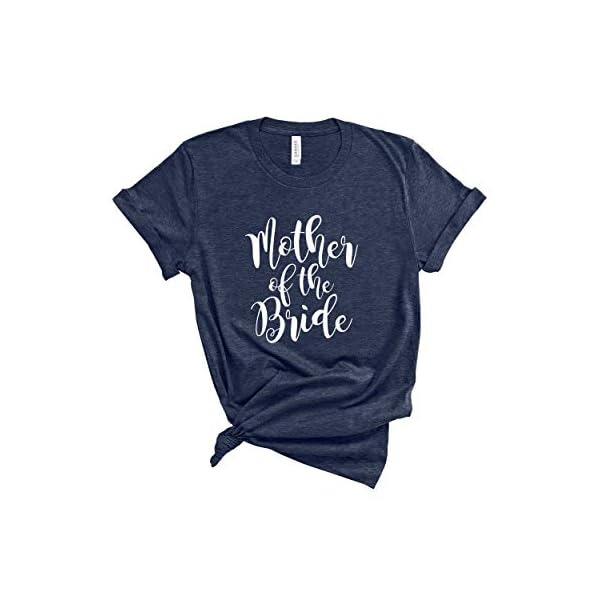 Mother-of-The-Bride-Shirt-Mother-of-The-Groom-Shirt-Unisex-T-Shirts-for-Mom-of-The-Bride-and-Groom Mother of The Bride Shirt. Mother of The Groom Shirt. Unisex T-Shirts for Mom of The Bride and Groom (Heather Navy MOTB, Large) …