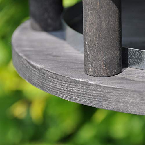 VOSS.garden Comedero para pájaros Svendborg, diseño danés, Incluye pie de Metal
