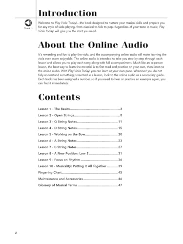 Play Viola Today: Level 1 (Book & Online Audio): Noten, Lehrmaterial, Download (Audio) für Viola (The Ultimate Self-teaching Method!): A Complete Guide to the Basics