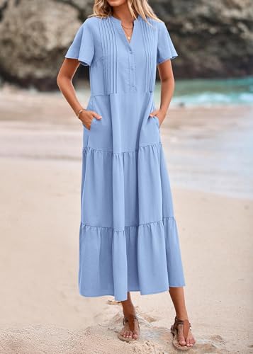 Image of KIRUNDO Summer Maxi Dresses for Women 2026