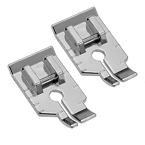 2 Piezas Pieza Prensatelas 1/4 Pulgada para Máquinas de Coser