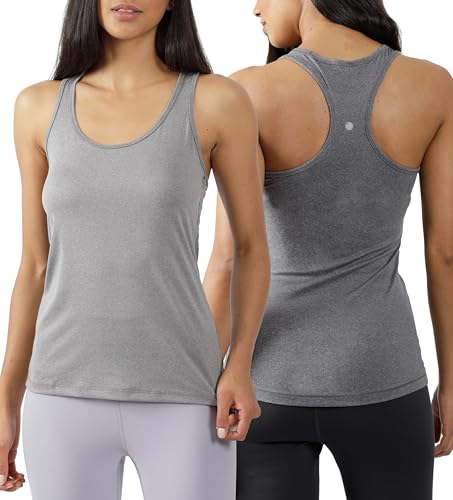 Image of Yogalicious Womens Lightweight Tank Top Soft Racerback Workout Yoga Sleeveless Quick Dry Top