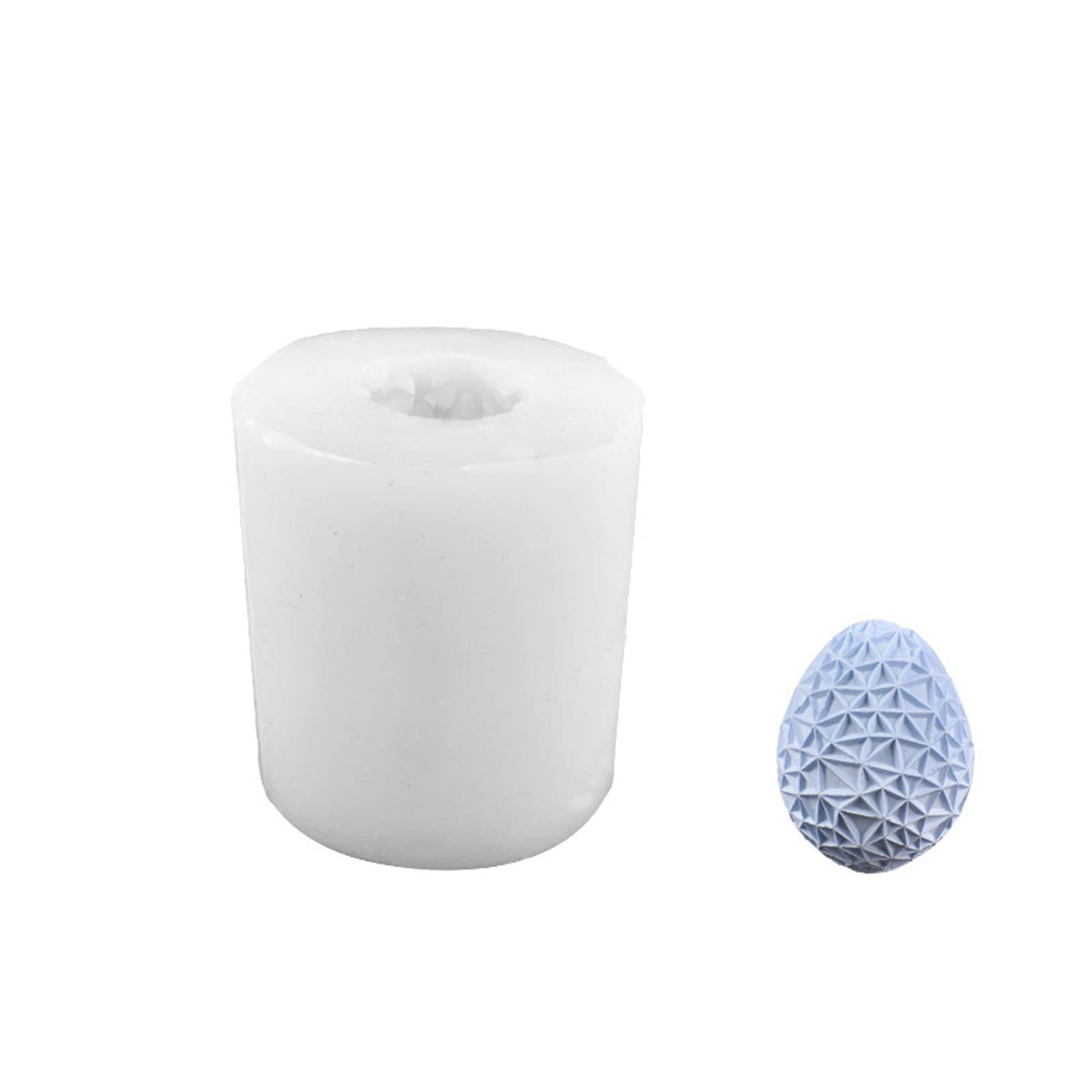Buxuaaaa 3D Egg Silicone Soap Mold Easter Day Eggs Fondant Cake Decorating Making Resin Clay Molding Baking Mold