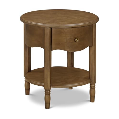 Namesake Liberty Assembled Nightstand in Natural Walnut, Greenguard Gold Certified, Nightstand for Baby and Kids Room, Fully Assembled by NAMESAKE - Used condition - US$308.35