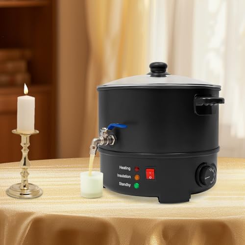 Fondeur de cire électrique sans éclaboussure pour bougies 8L - 4