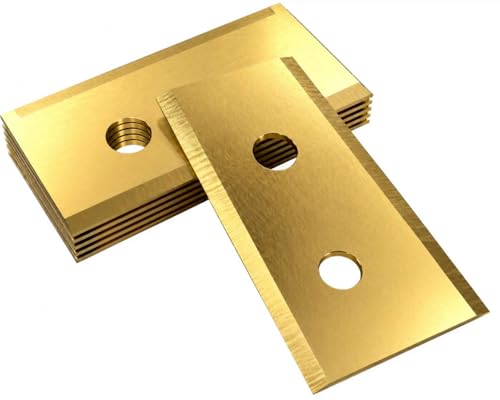 36 PCS Titanium Coated Robot Mower Blades for Mammotion Luba 3/2 AWD, Luba Mini, Yuka Series - 420 Stainless Steel, Rust Resistant, Sharp Clean Cut with Screws