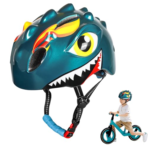 Fahrradhelm Kinder, Verstellbarer Kinderhelm für Jungen und...
