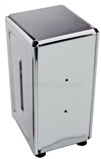 New Star Foodservice 24074 Stainless Steel Tall Napkin Dispenser, 3.875 by 4.75