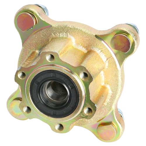 TDPRO 4 Stud 78mm Bolt Space Front Wheel Rim Hub with Bearing Assembly for 125cc 150cc 200cc Quad Buggy ATV UTV