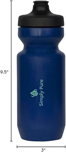 Miniatura 7 de Specialized Bikes - Botella de agua para apretar, 22 onzas, sin BPA, para deportes y bicicletas (tapa Watergate)