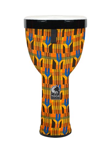 Toca Nesting Drums Freestyle II Djembe, taille 10", Kente Cloth, ...