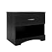 Ameriwood Home Crescent Point Nightstand, Black