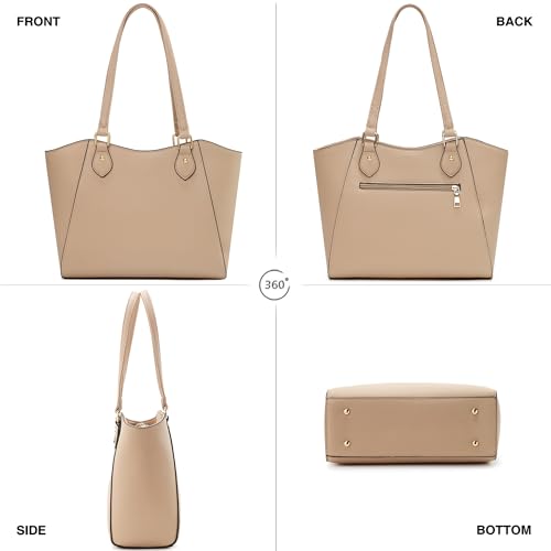 Image of CHICAROUSAL Tote Handbags Purses for Women PU Leather Womens Shoulder Bag | Large Tote Bag for Women, Shoulder Purse, Vegan Leather Purses for Women, Women's Handbags