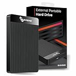 SUHSAI 1TB Portable External Hard Drive USB 3.0 Type-C, 2.5" Hard drive for Backup/Storage, Memory Expansion HDD, Slim Hard Disk Compatible with macbook, PC, Laptop, Desktop, gaming console.