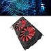 TICFOX AMD Radeon RX 580 8GB GDDR5 Grafikkarte 256-Bit, 2048SP, mit PCI Express 3.0 x16 Gaming Grafikkarte Dual-Lüfter mit 3X DisplayPort, 1×HD-Multimedia-Schnittstelle für Desktop Computer