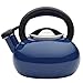 Circulon Teakettles Sunrise Whistling Teakettle, 1 1/2-Quart, Navy Blue