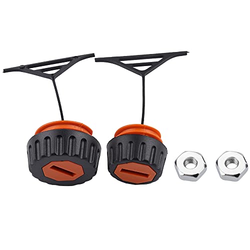 Hipa Gas Fuel Cap Oil Cap for Still 021 034 038 025 026 028 020 020T 023 024 034S 036 048 Chainsaw w Sprocket Cover Bar Nut