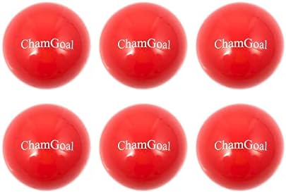 ChamGoal 6 Pack Weighted Ball Set 2.8" Baseball & Softball Practice Training Balls, PVC Shell, Iron Sand Filling Baseball Pitching and Velocity Training Heavy Balls for Hitting, Batting and Pitching