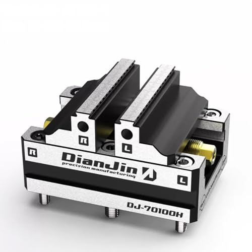 HNZZQFR 1PC DJ-70100-H 4/5 Axis Fixture Self-centering Vise Positive/Negative Quick Clamping