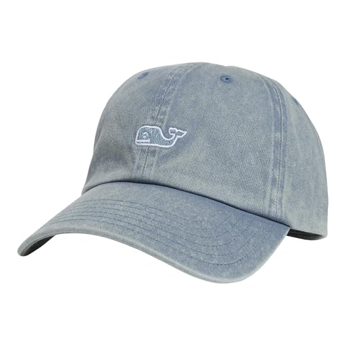 Image of Vineyard Vines Men's Garment-Washed Classic Whale Baseball Hat