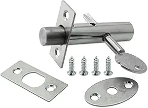 Crust Stainless Steel Hidden Manager Fire Door Tubewell Mortise Lock Latche with Key and Screw for Office Home