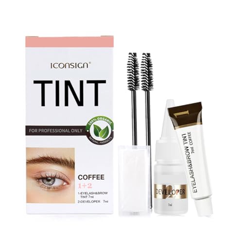 MXNSLWA Instant Lash & Brow Set, Natural Bushy Eyebrow Makeup Kit, Long Lasting Spot coloring 100% Gray Converge DIY Hair Dying for Salon Home Use 7ml (Coffee) MXNSLWA Instant Lash & Brow Set, Natural Bushy Eyebrow Makeup Kit, Long Lasting Spot coloring 100% Gray Converge DIY Hair Dying for Salon Home Use 7ml (Coffee)