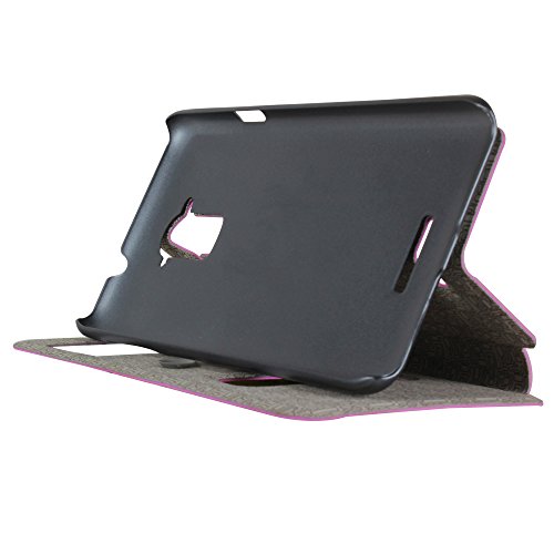 Image of Heartly GoldSand Sparkle Luxury PU Leather Window Flip Stand Back Case Cover for Coolpad Note 3 / Coolpad Note 3 Plus - Cute Pink