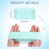 Chuangdi 4 Pairs Wrist Bands for Washing Face Wrist Spa Microfiber Wash Towel Band Scrunchies Absorbent Wristbands Sweatband for Women Prevent Liquid from Spilling (Candy Color)