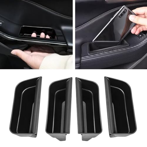 Door Handle Storage Box fit for Ford Explorer 2020 2021 2022 2023 2024 Accessories Car Pocket Organizer 4pcs/Set