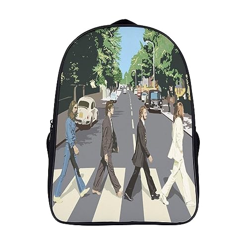 CSTAL The Beatles Sac À Dos Enfant Rock Band Boucle De Réglage Cartable Garcons Filles Adolescents Pour La Ecole Primaire Sac Ecole Respirant Pour Enfants 16inch - Les Beatles, Paul McCartney, John Lennon, RIngo Starr, George Harrison CSTAL The Beatles Sac À Dos Enfant Rock Band Boucle De Réglage Cartable Garcons Filles Adolescents Pour La Ecole Primaire Sac Ecole Respirant Pour Enfants 16inch