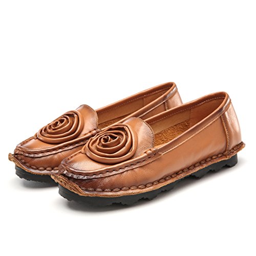 Chaussures en cuir souple pour pieds sensibles soulageant la marche quotidienne