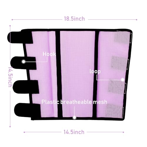Image of Jexine Set of 8 Mesh Fly Boots for Horse Loose Fitting Non Slip Breathable Horse Fly Leggings Protective Reduces Stress Leg Fatigue Wraps for Preventing Flies Mosquitoes Bite