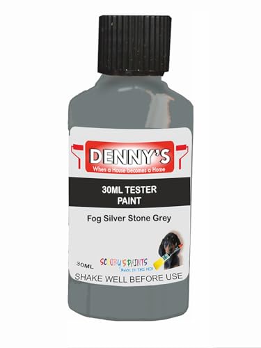 Premium Interior Wall & Ceiling Emulsion Paint – Fog Silver Stone Grey – Rich Matt Finish, Durable & Washable, Low Odour, Ideal for Living Rooms, Bedrooms & Hallways (30ML Tester Bottle)