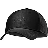Under Armour Men's Headline Stretch Fit Cap, Black/Graphite, Large/X-Large