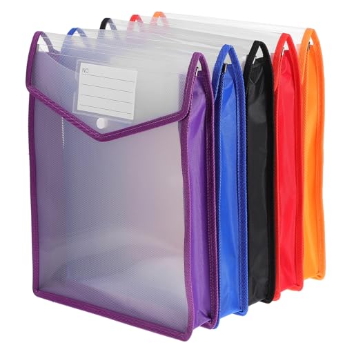 Pochettes transparentes verticales et chemises plastique à bouton