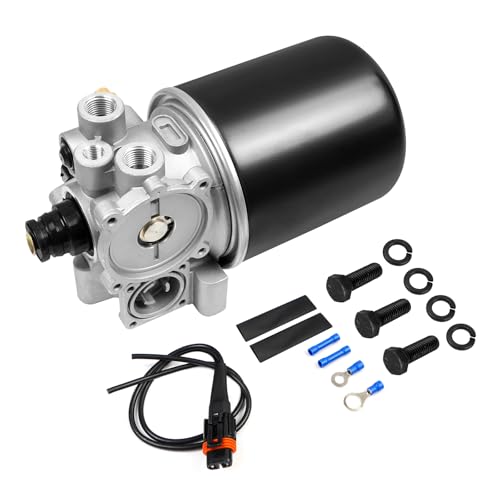 Air Dryer Compatible with Volvo Freightliner Kenworth Peterbilt Columbia International Western Star Trucks Bus RV Tractors Replace R955300 R955315 R955079 955300 955079 R955082
