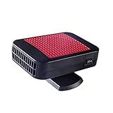 Generisch 2026 Professionelle 12V 200W Autoheizung mit 2-in-1 Heiz- Abtaufunktion als leistungsstarker Gebläseersatz für Fahrzeuge (Red, One Size)