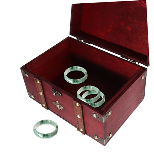 Boîte à clés pratique pour bureau coffret rangement bois de table - 8