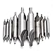 Produktbild NON-BRAND WNJ-Tool, 10pcs 60 Grad Combined Senker Dill Bits Premium High Speed Steel Zentrierbohrer Bits Set for Elektrowerkzeuge (Größe : 10pcs 60 Degree)