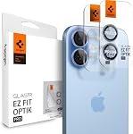 Spigen Protecteur d'écran de caméra [GlasTR EZ Fit Optik Pro] Conçu pour iPhone 17 [C'est une affaire amicale.] - Mist Blue [2 Boîte]