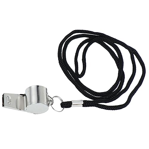 Silbatos de árbitro deportivos de acero inoxidable 4 piezas