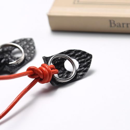 Image of Vintage Ultra-Thin Genuine Leather Camera Lanyard Cowhide Rope Neck Strap for Fujifilm X100VI X-HALF For Ricoh