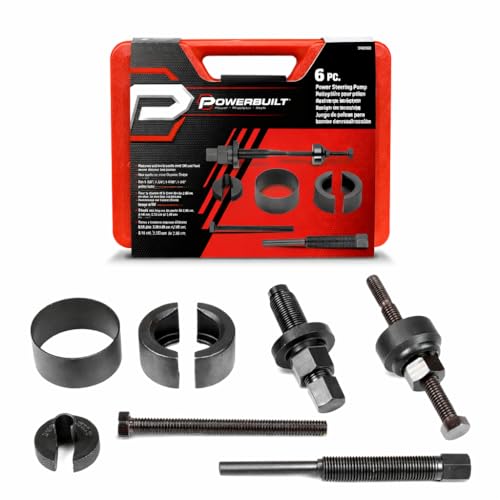 Powerbuilt Power Steering Pump Pulley Kit, Alternator Pulleys, Remove, Disconnect and Install, Adapters Included - 948002