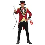 Fun Shack Disfraz Circo Hombre, Presentador de Circo, Disfraces Domador, Disfraz Carnaval Hombre - L
