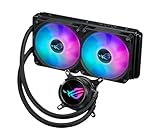 ASUS ROG Strix LC III 240 ARGB All-in-one CPU Liquid Cooler with 360° rotatable Water Block, Asetek’s New Gen7 v2 Pump, Premium ROG ARGB Fans, and 10+ Custom Aura Lighting Effects